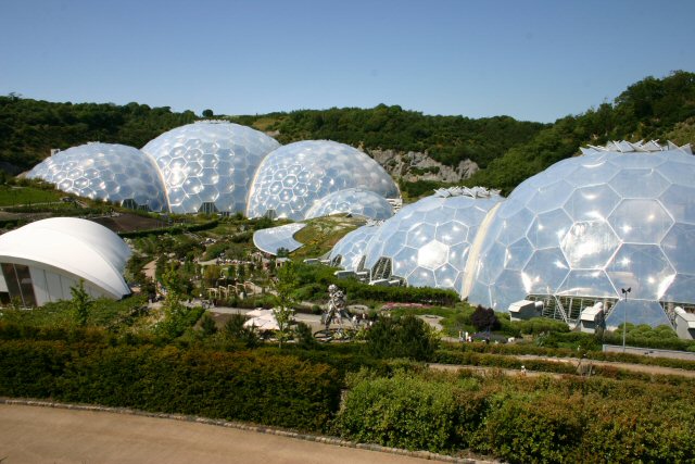 the eden project in cornwall				